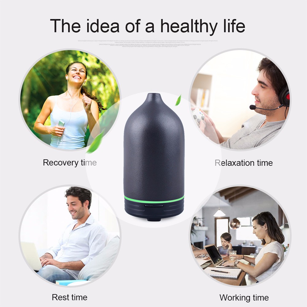 New Gift Ideas 2018 Ultrasonic Aroma Diffuser Ceramic,Natural Aroma Flower Diffuser for Essential Oil