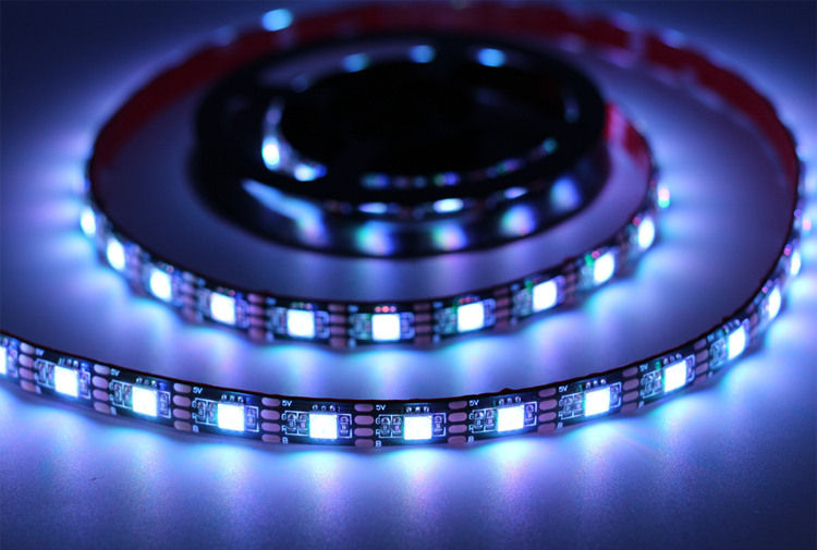 tv backlight CE ROHS 5v 12v USB strip led flexible strip wireless light switch android/ios wifi smart led strip ip65 waterproof