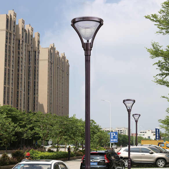 Solar power green energy outdoor street light pole solar motion sensor light road post light