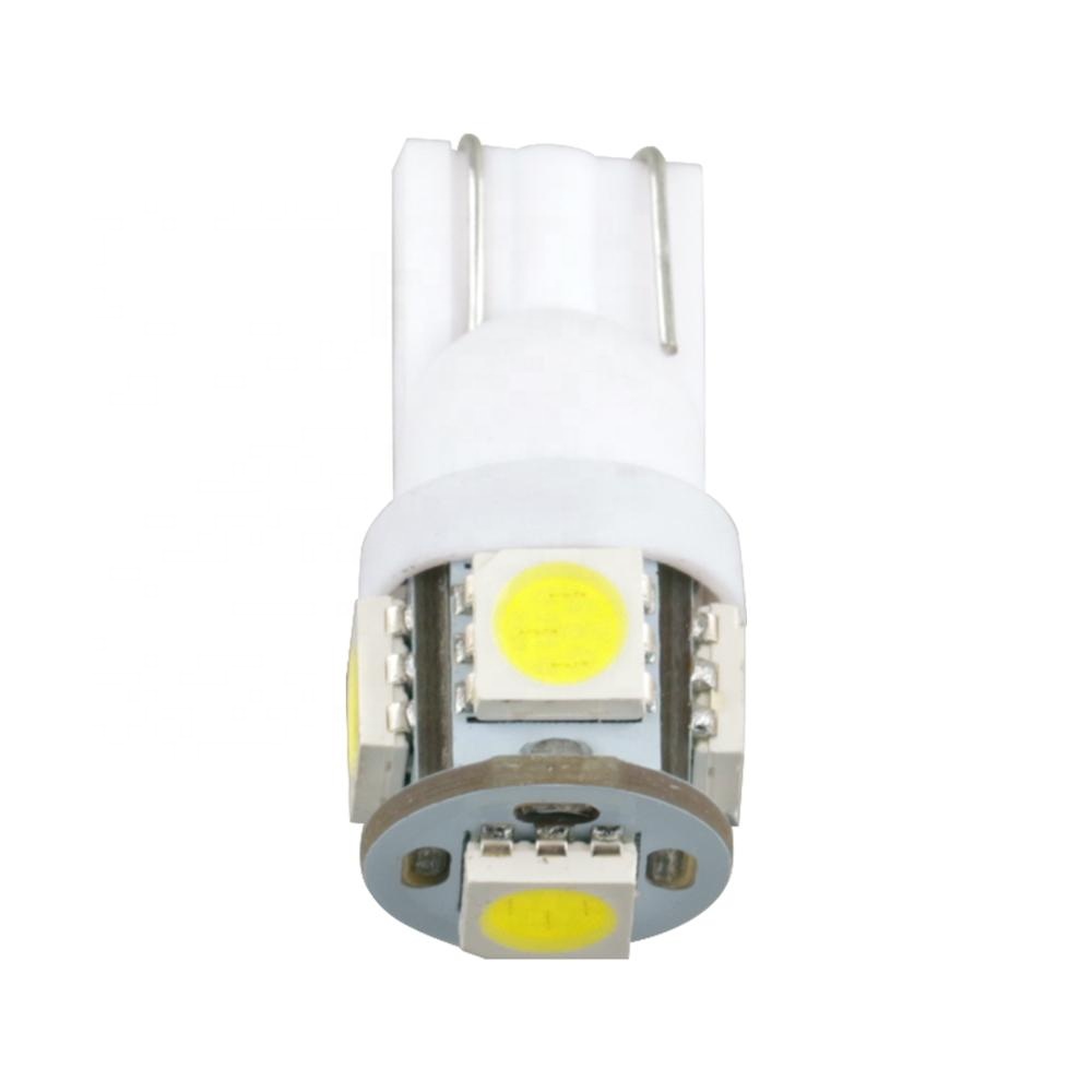 T10 Socket 5Smd 5050 W5W 12V Led Orange Red Width Lamp