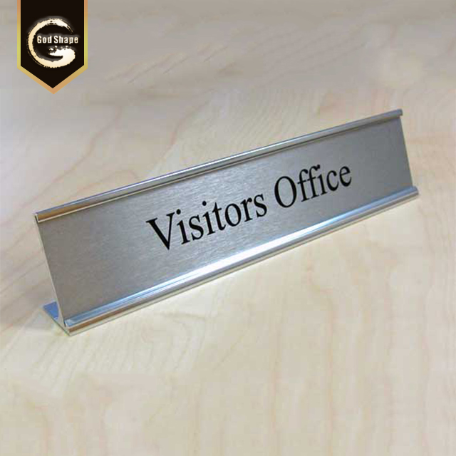 Custom Office Free Acrylic Metal Door Restroom Door Hotel Sign Desk Display