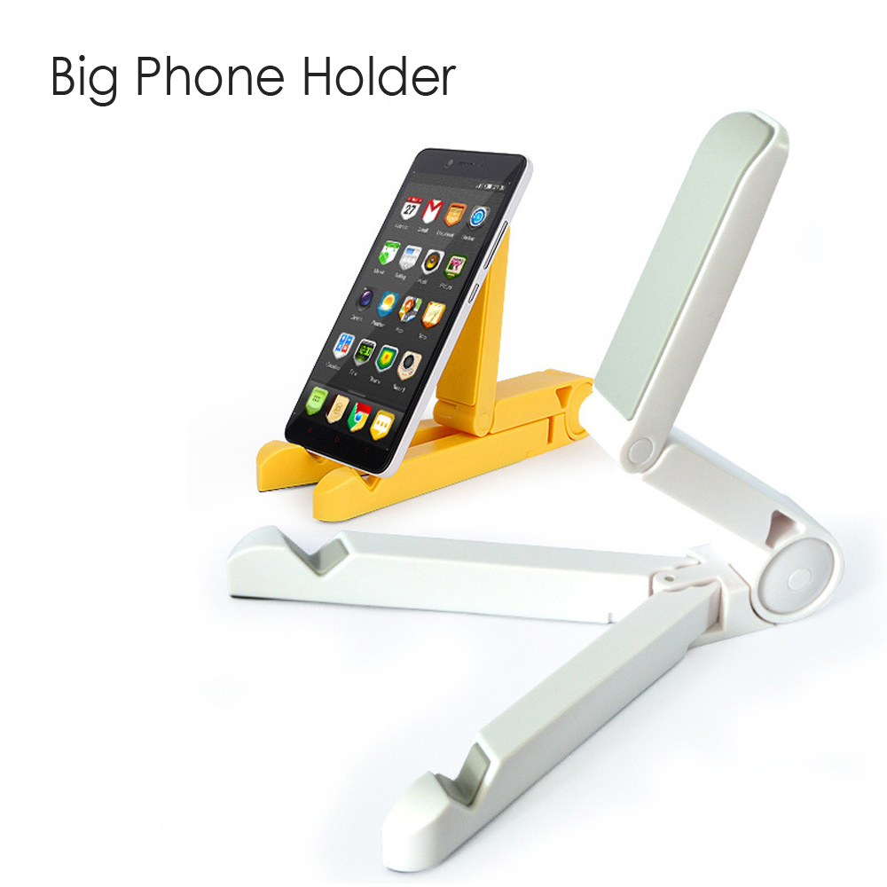 Foldable Tablet Holder Desktop Big Phone Holder Stand Bracket Mount Adjustable for iPad Tablet Mobile Phone 4-10 Inch