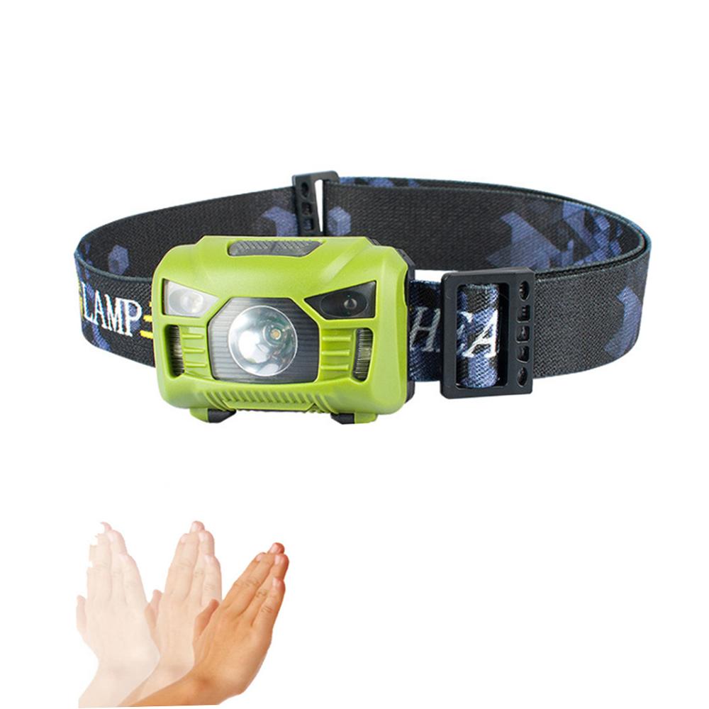 Outdoor Camping  Gesture Sensor Waterproof  Emergency High Power Bright LED Headlamp