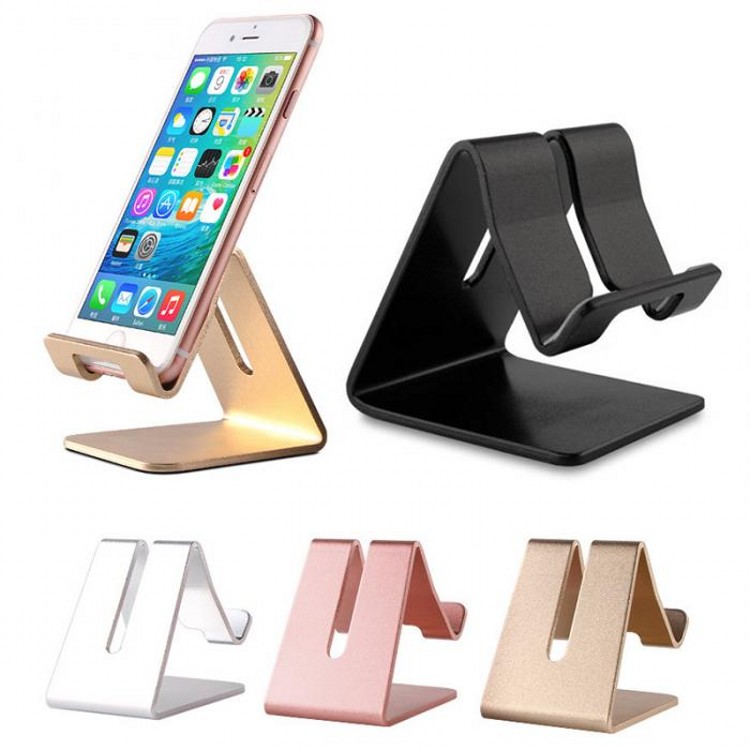 Universal Aluminum Alloy Cell Phone Tablet PC Desk Holder Mount Metal Foldable Mobile Stand for iphone samsung J30