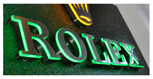 Customized acrylic crystal Outdoor advertising backlit led letter