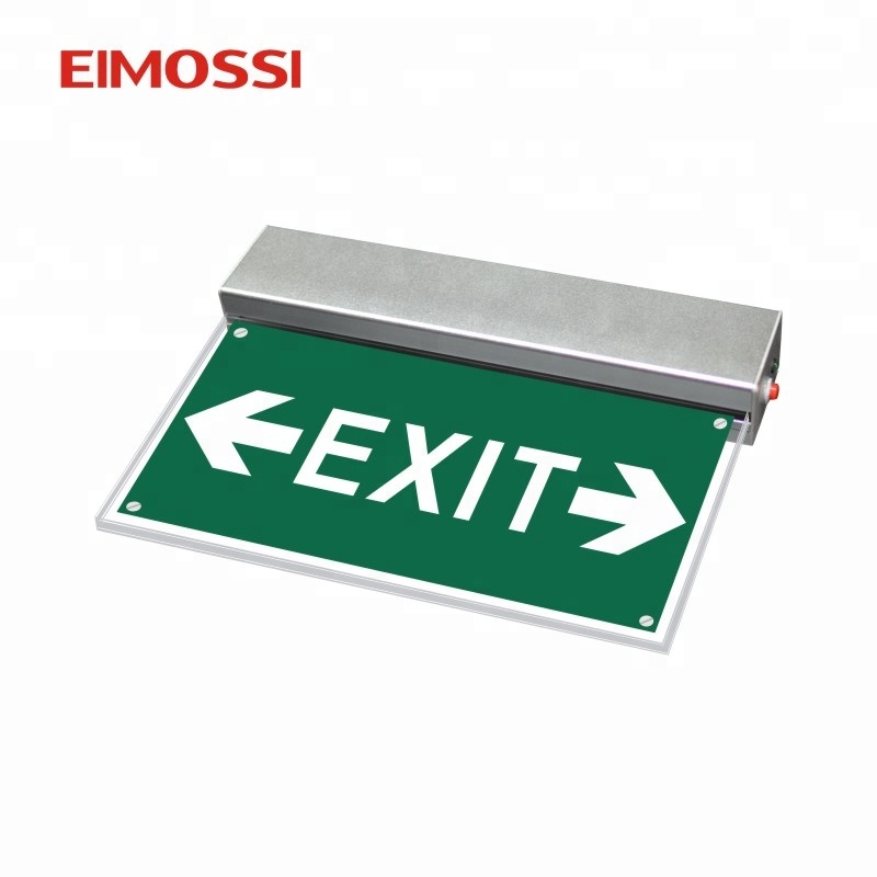 3W LED Aluminum Housing Acrylic Board Ceiling EXIT sign