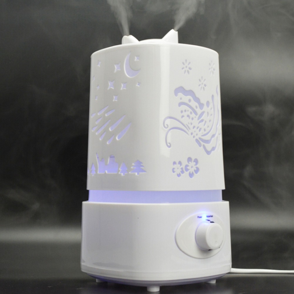 Large Capacity Ultrasonic Humidifier Essential Oil Diffuser Mist Maker Nebulizer Aroma Diffuser Air Humidifier with Nightlights