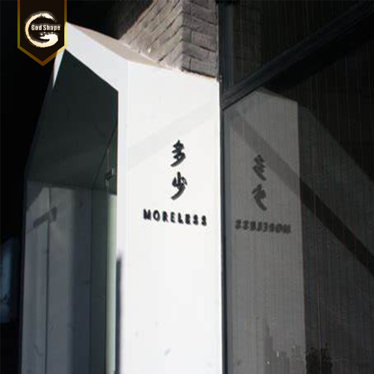 Hot Sale Custom Metal square Shape Led acrylic Lightbox advertising light box for mobile store