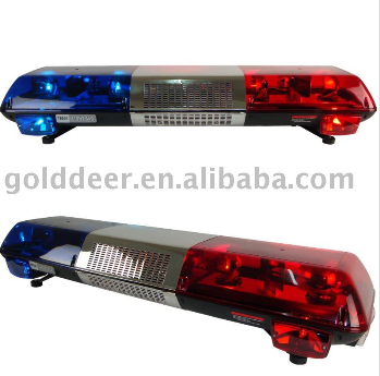 1200mm Halogen rotator police lightbar with siren