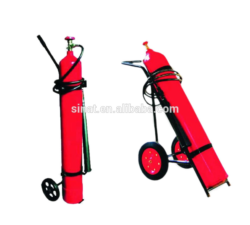 45kg trolley carton dioxide fire extinguisher