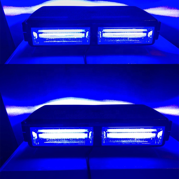 60W Blue COB Mini Light Bar for Ambulance Truck and Law enforcement Vehicles