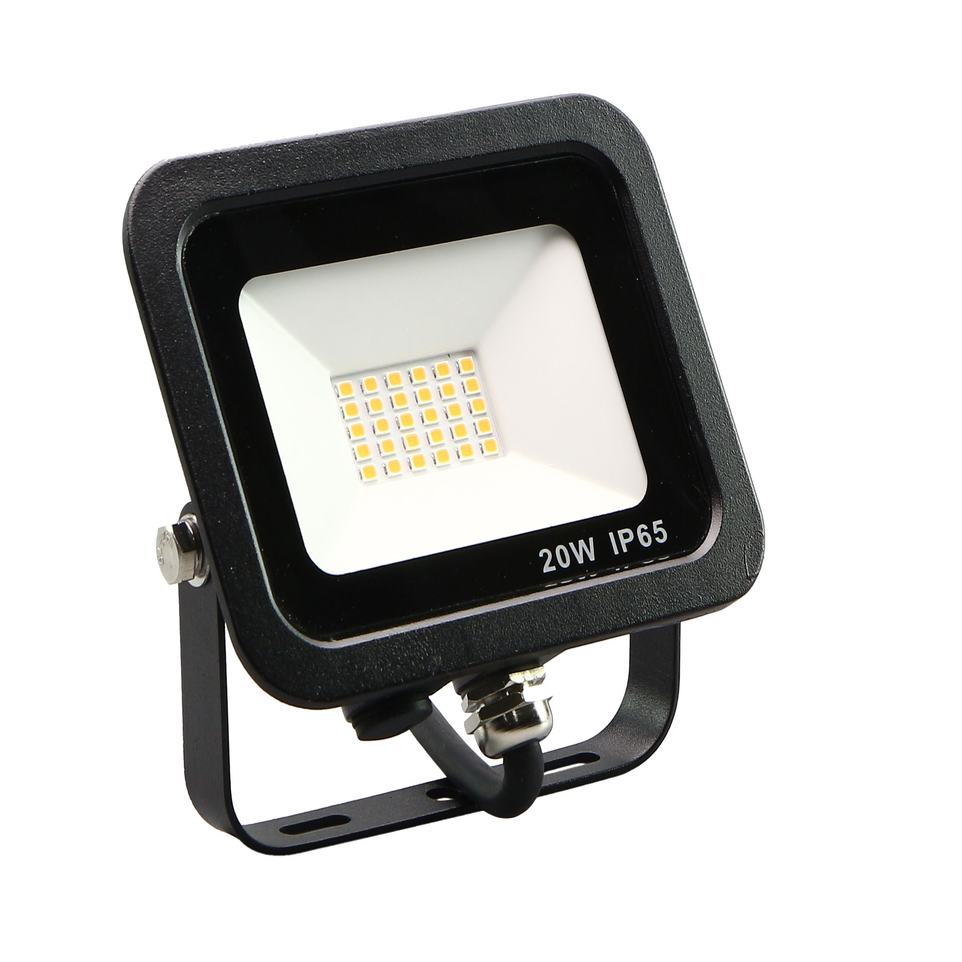 Smd Black Ip65 Aluminium Power Outdoor Lights Led With Pir Sensor High Lumen Flood Light