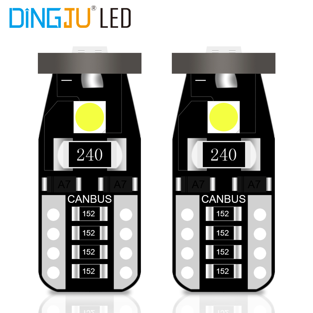 Factory Hot Sale T10 3smd 3030 Led Decoding Auto Bulb 12v 6000k-6500k Light Instrument Indicator White Car At Wholesale Price