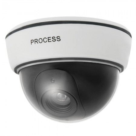 Dummy Fake Imitation Home CCTV Security Camera Flashing RED Light