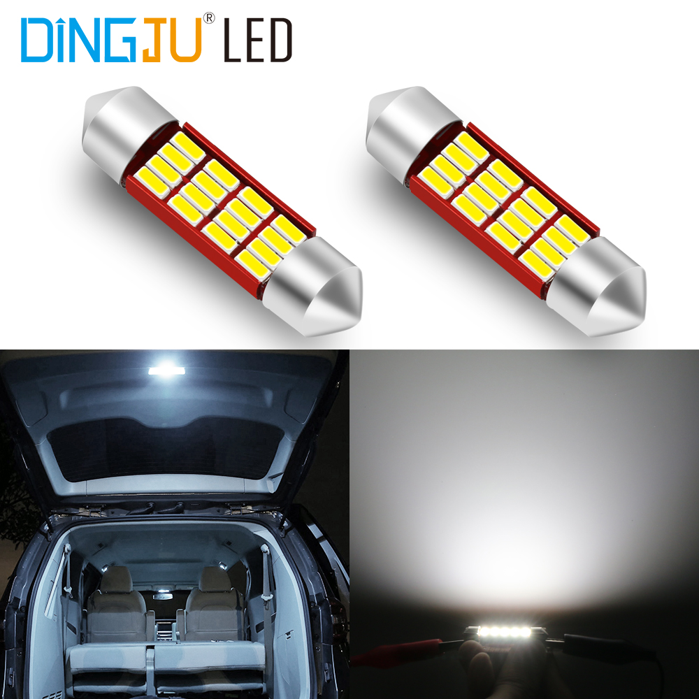 Factory direct sale c5w t10 canbus 4014 12smd Festoon Reading Led Bulb 12v Licence Plate light Cheap Price