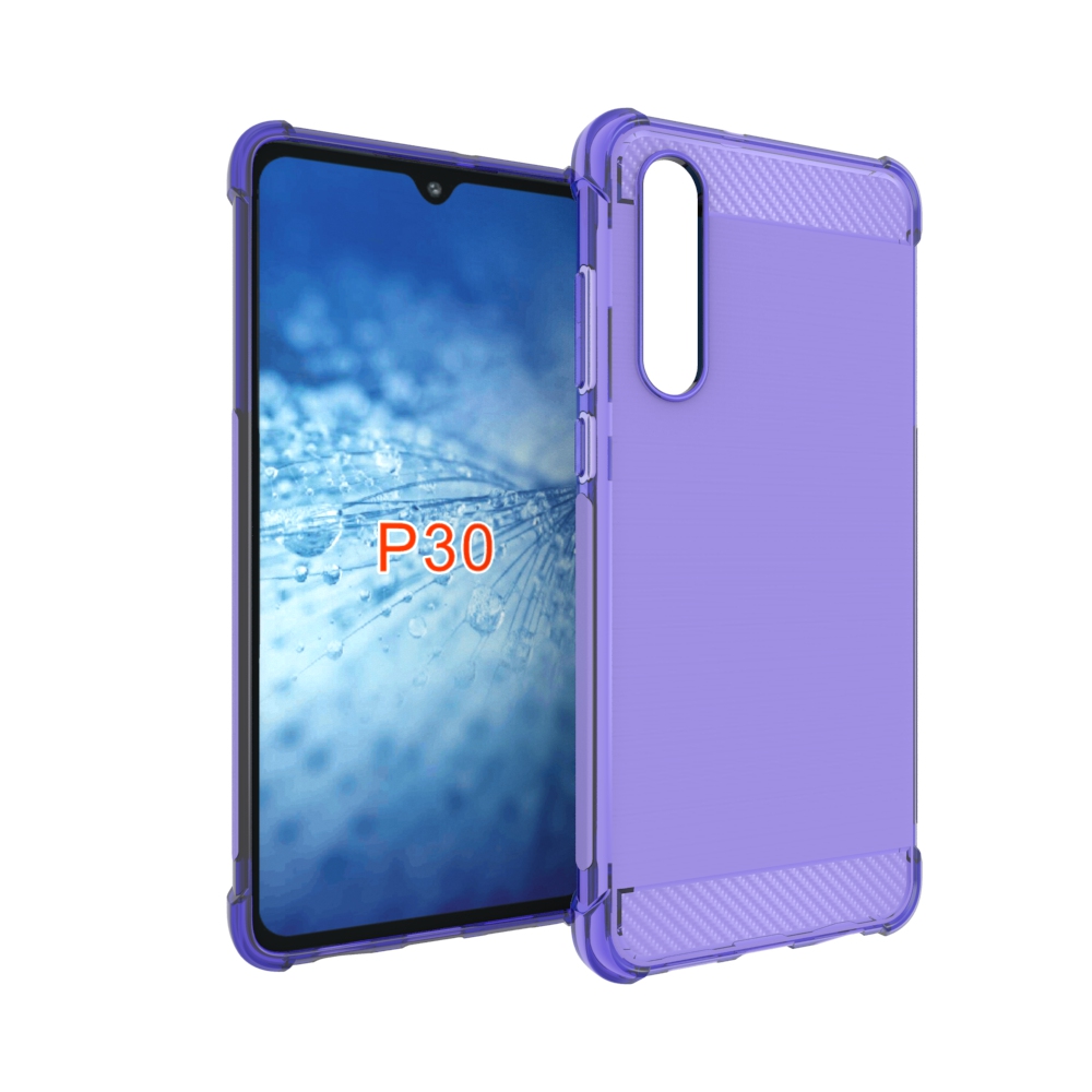 newstyle Carbon Fiber Cover soft Tpu Brushed case For Huawei P30