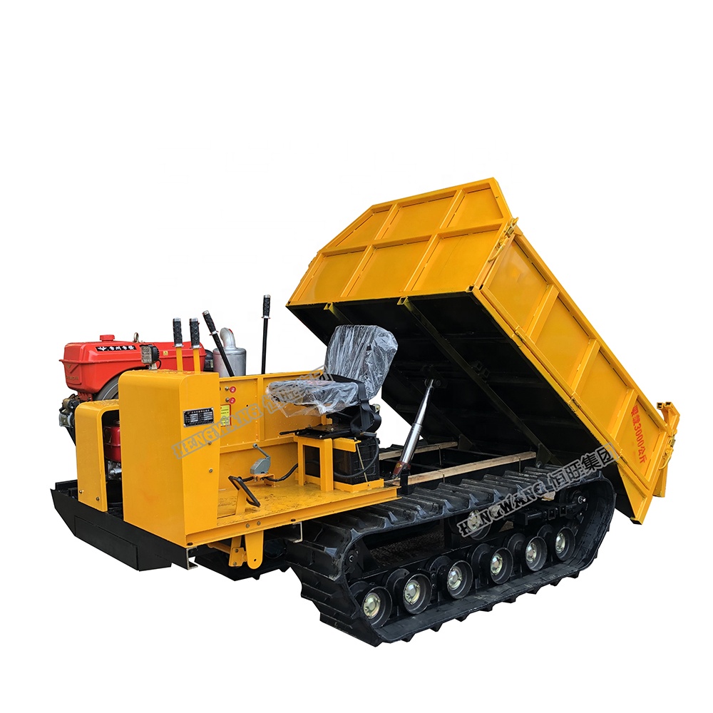 Hydraulic small crawler truck mini dumper for sale