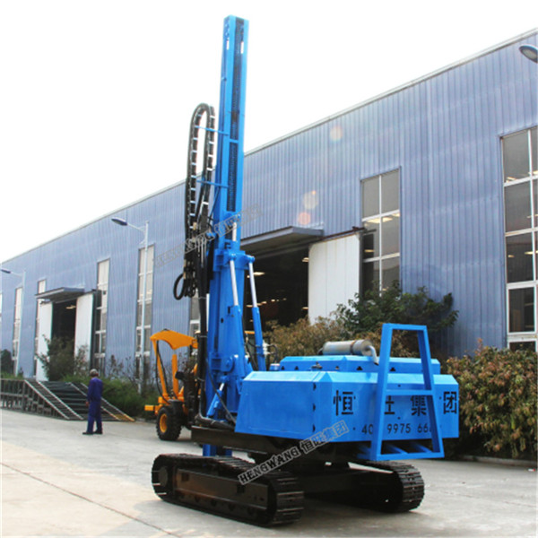 Full hydraulic Photovoltaic Guardrail Post Pile Driver price