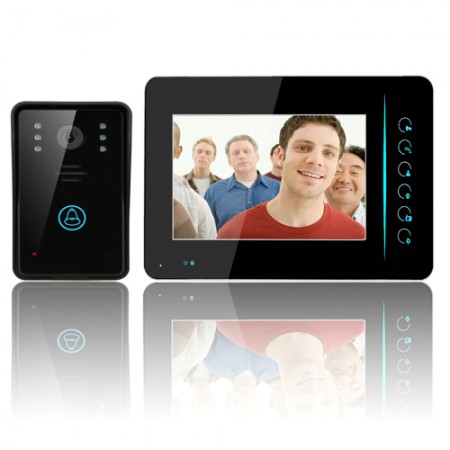 7 TFT 2.4G Wireless Video Door Phone Intercom Doorbell Home Security Camera Monitor