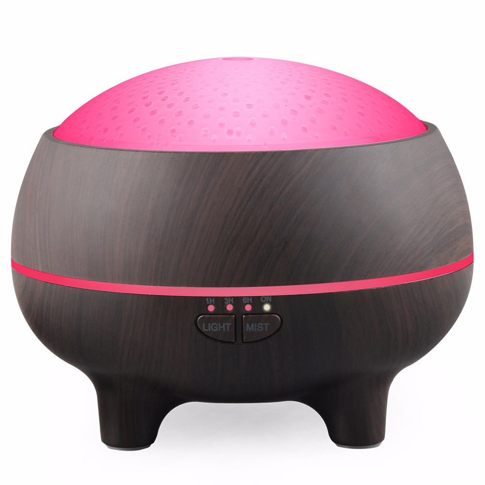 Hidly Wholesale Wood Grain with Ultrasonic Scented Humidifier and Large Capacity Aromatherapy Machine 300ML Hot Sale