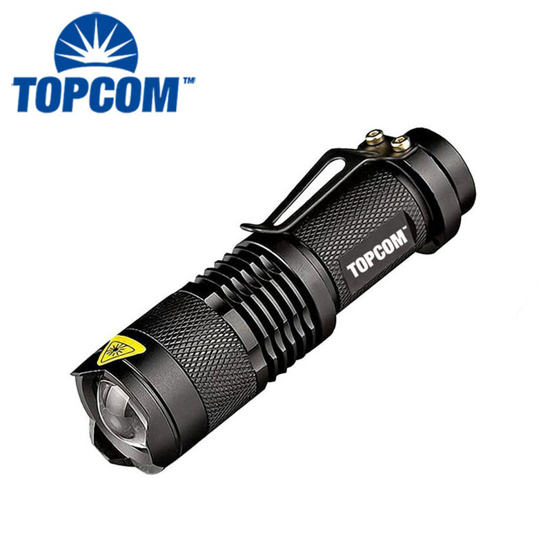 300lm Mini LED Flashlight Torch Resistant Camping Torch Adjustable Focus Zoom Tactical Light Lamp Flashlight