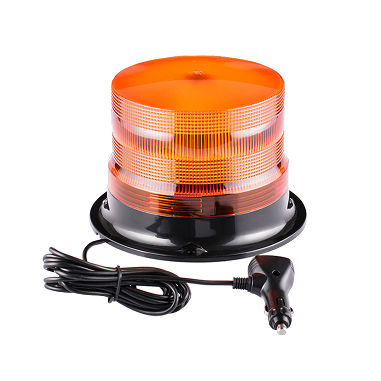 12V led Magnetic amber warning beacon light for car truck forklift