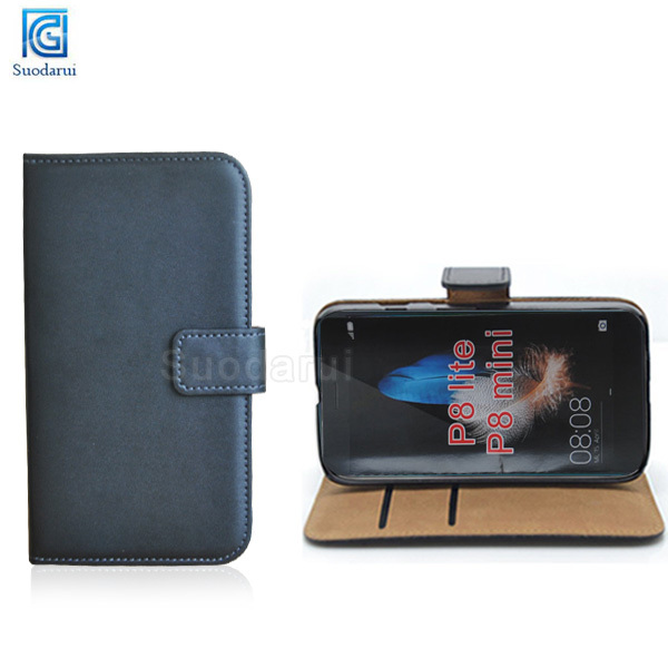 New Styles For Huawei P8 lite Bookstyle Leather Wallet Cell Phone Case