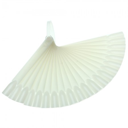 20 Pop Sticks Display Folding Fan Acrylic UV Gel Polish Nail Art Manicure