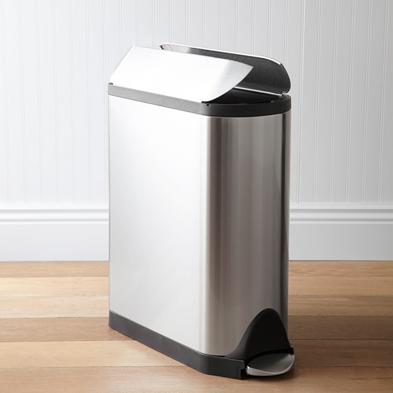 Outdoor 9L 40L automatic touchless pop up painting household stainless steel airtight trash can