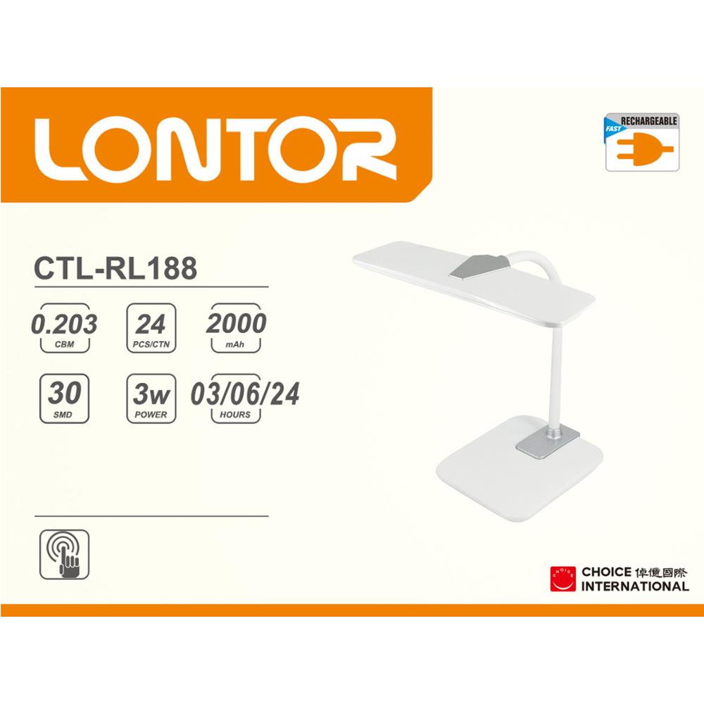 LONTOR luxury reading lamp with new design  CTL-RL188