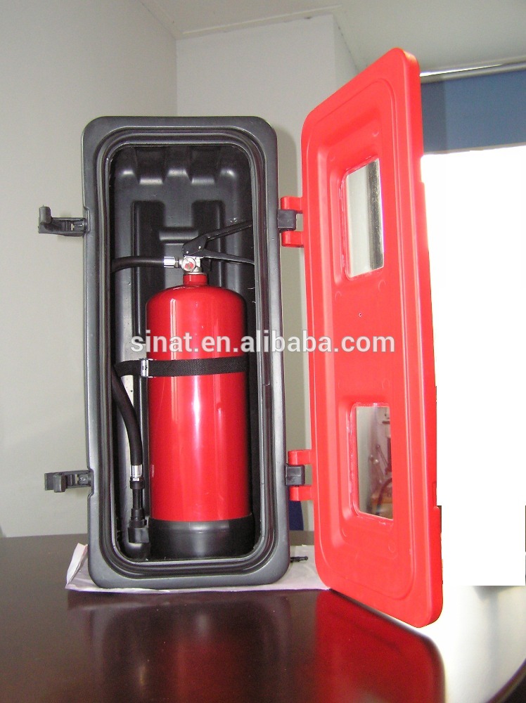 Red ABS cabinet for 5kg fire extintor