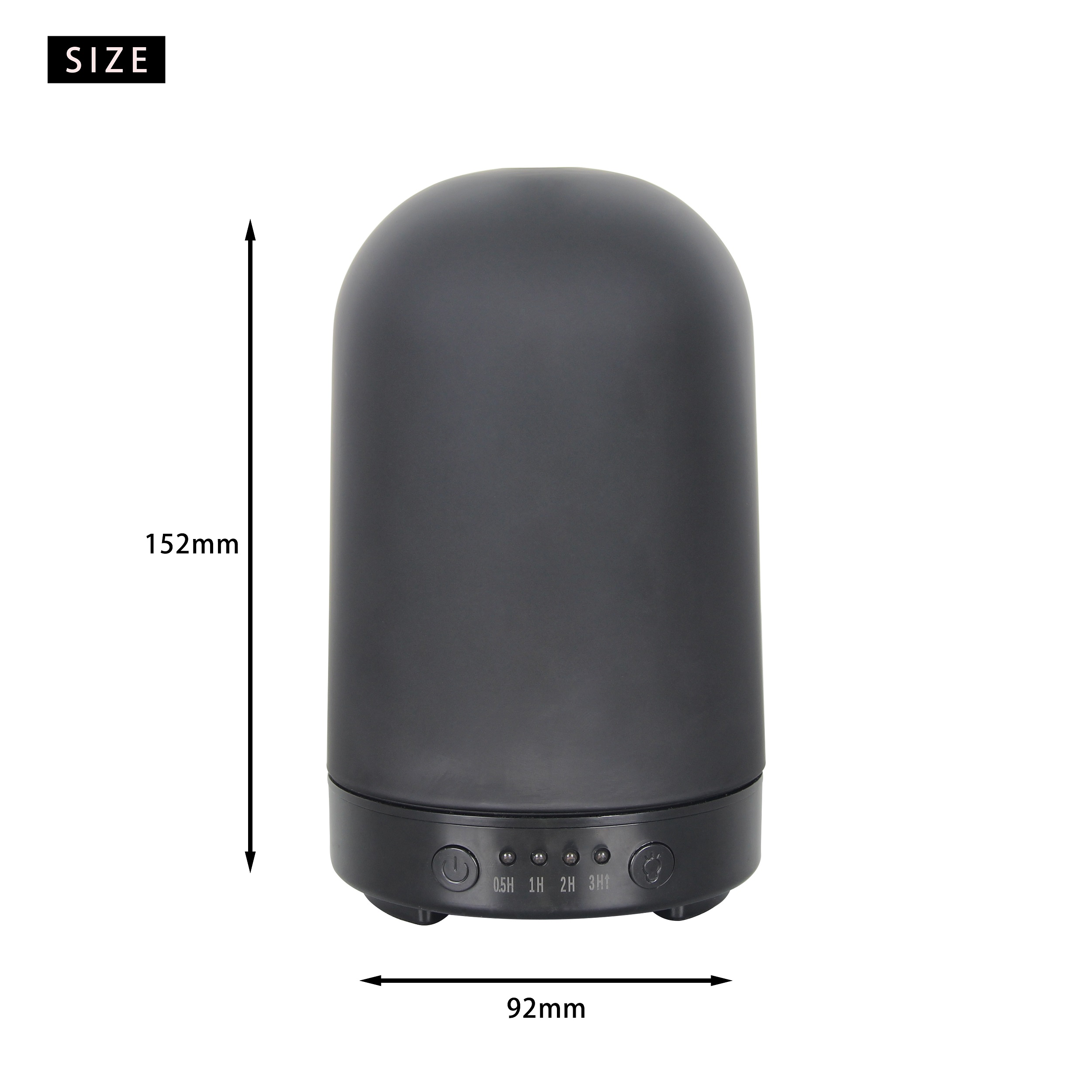 Classic Black Ceramic Aroma Diffuser, Luxury Aromatherapy Diffuser, New Design Ultrasonic Aroma Diffuser