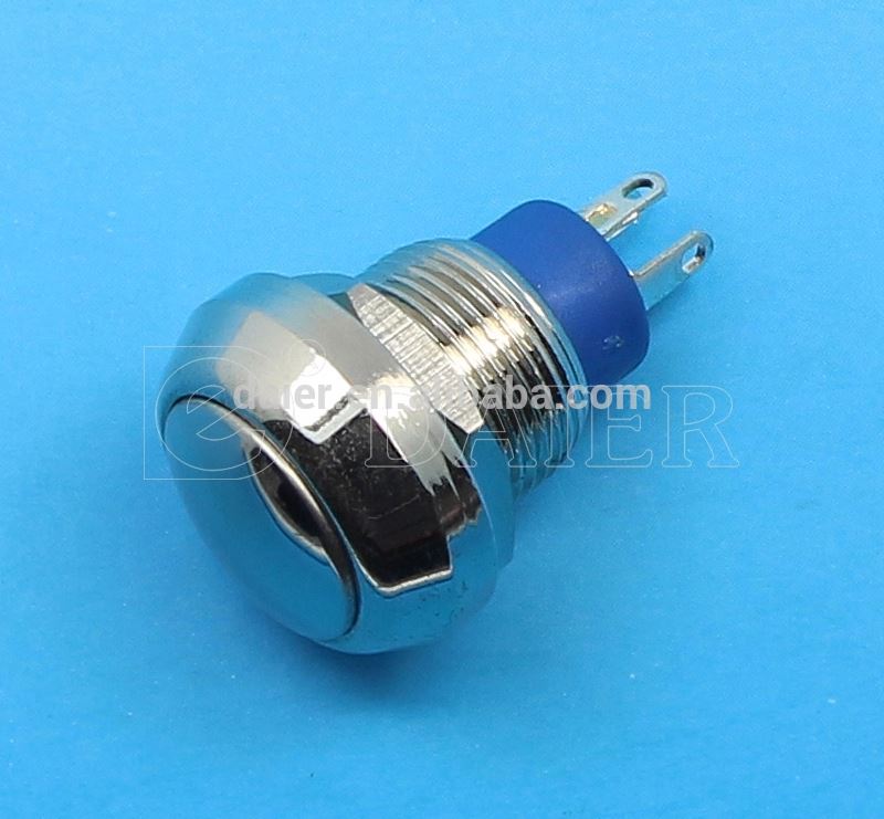 GQ-12B-11 Momentary Metal Push Button Switch 12mm