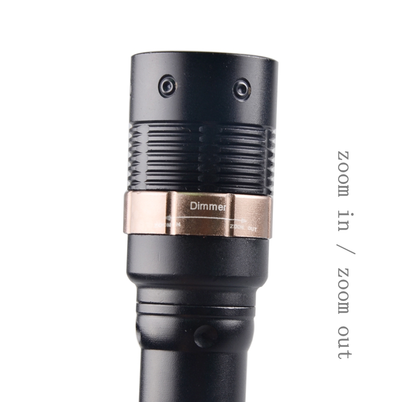 4.5v High Power Waterproof Flashlight Torch 3 Light Modes Mini Tactical aa Zoomable LED Flashlight