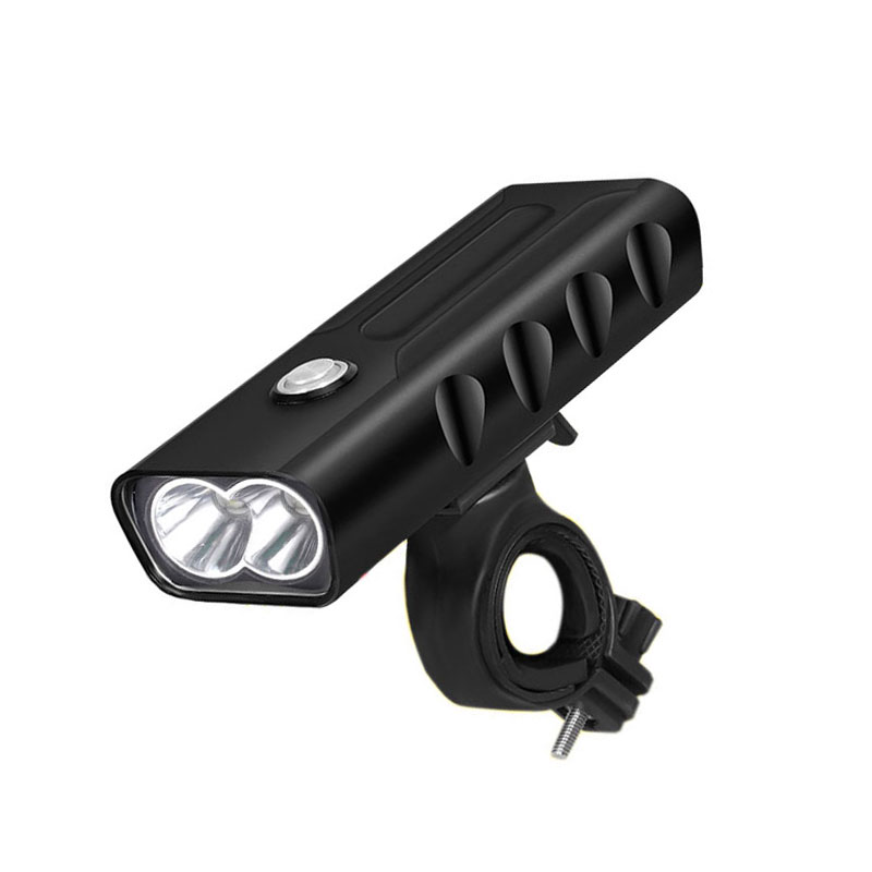 360 Degree Rotation Bracket LED USB Rechargeable Bike Light Bicycle Headlight Front Bike Lamp for City Cycling Bicycle