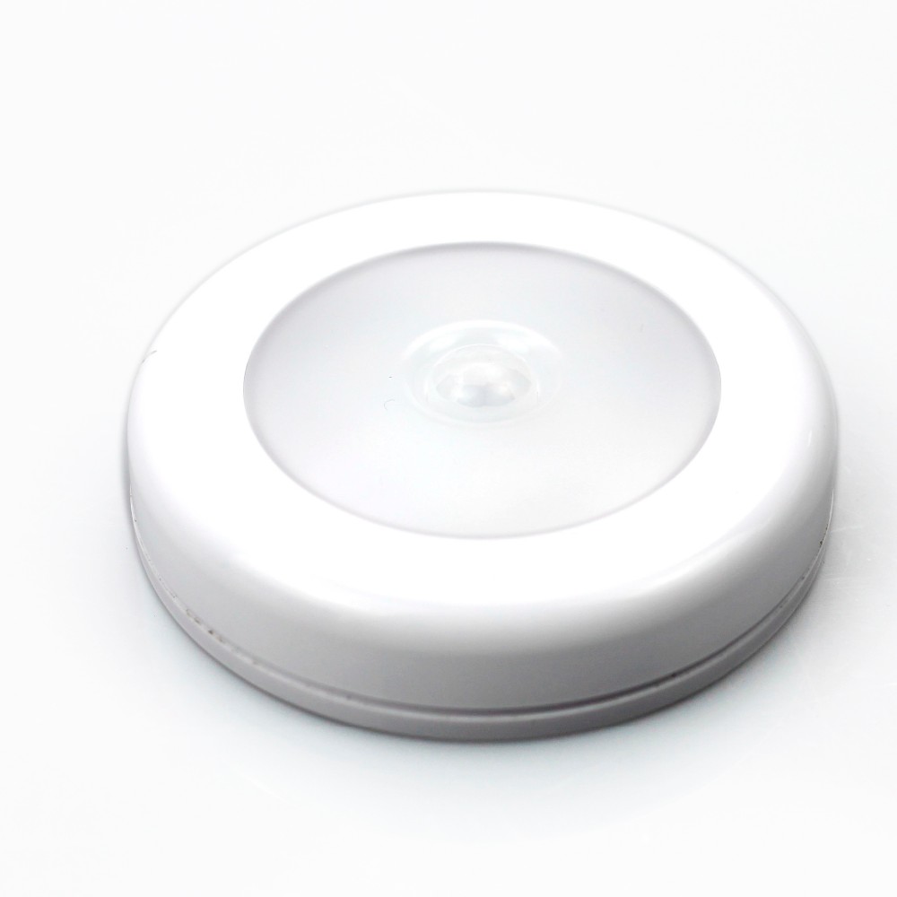 China Xiamen Wireless automatic no wiring Mini Round 6 led motion sensor led night light