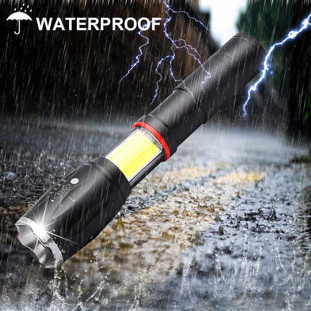 The best flashlights torches in the world, Waterproof torch aaa battery led flashlight for emergency