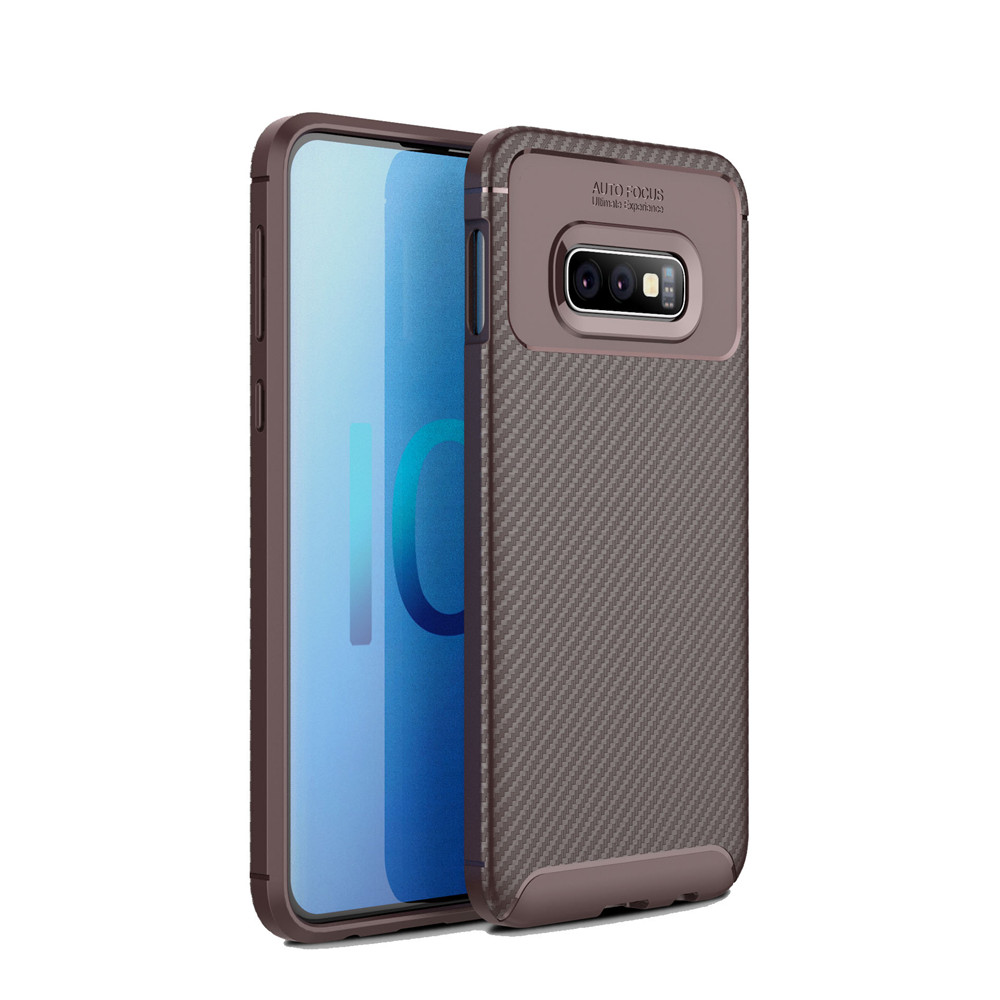 Carbon Fiber 360 Protective phone case For Samsung galaxy S10 Lite TPU Silicone back cover case