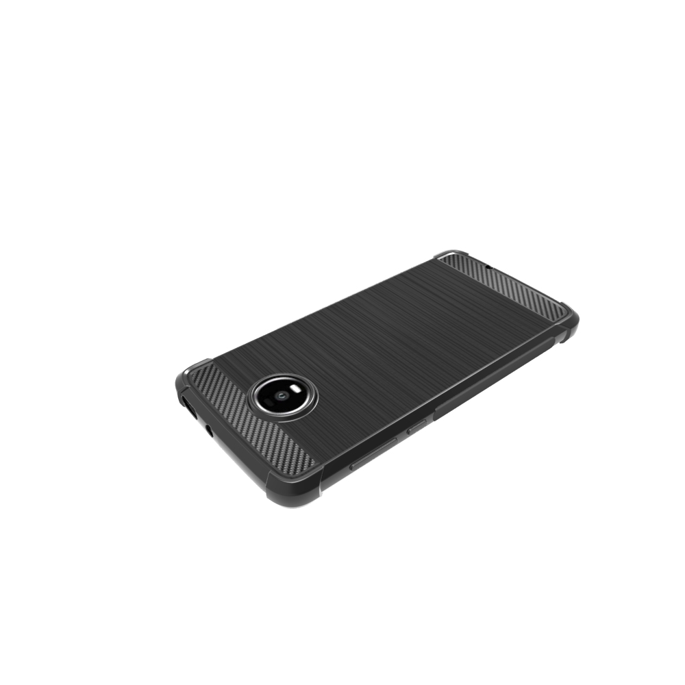 newstyle Carbon Fiber Cover soft Tpu Brushed case For Motorola Moto Z4 Play