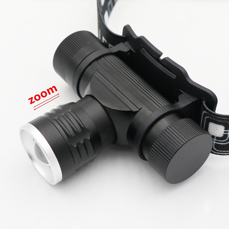 T6 LED Headlamp 3-Mode Zoom Headlight USB Charge Head Torch Camping Flashlight Hunting Frontal Lantern Lamp Light