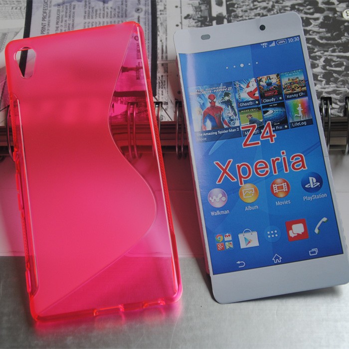 Mix colors S line Gel Soft TPU Cases for Sony xperia Z4 cover for Xperia Z3X