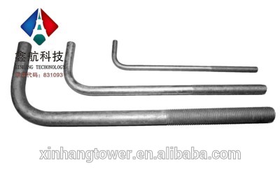 steel galvanized anchor bolts foundation bolts m10 m20 m30