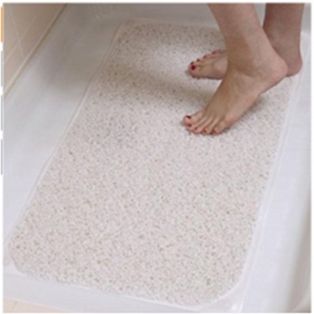 Bath mat with suction cups