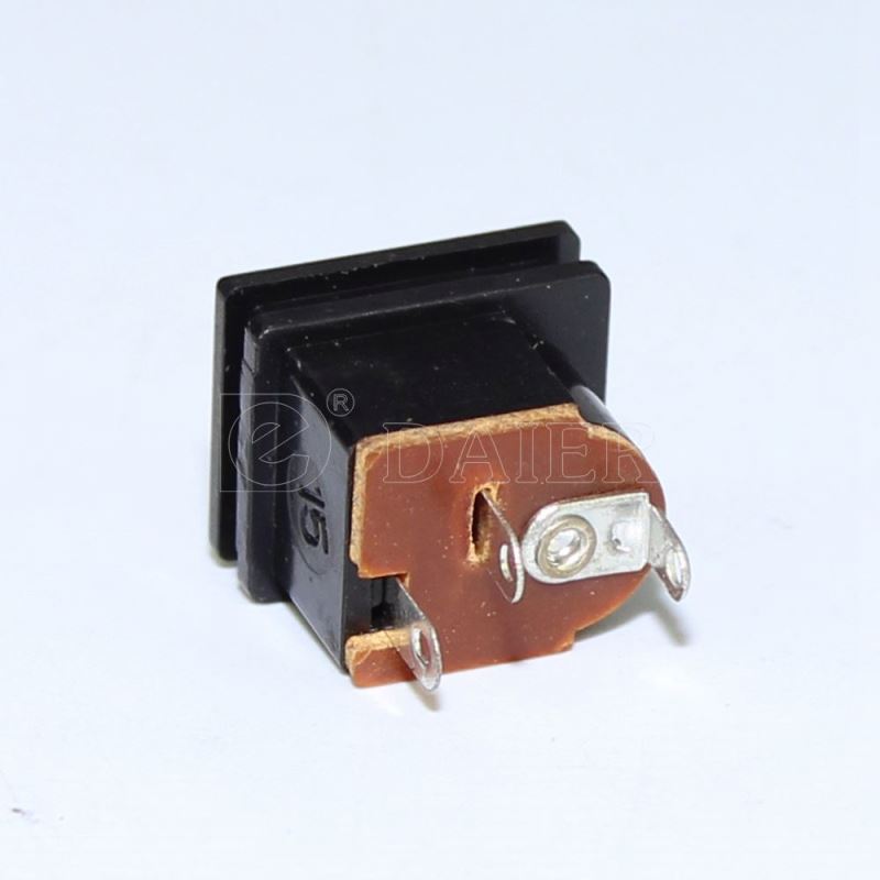 Black Plastic Electrical 5.5mm x 2.5mm 3 Pin Audio Video DC Power Jack
