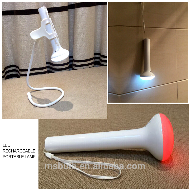 Zhejiang Factory LED Lighting Portable Luminaire LED Flashlight Desk Lamp