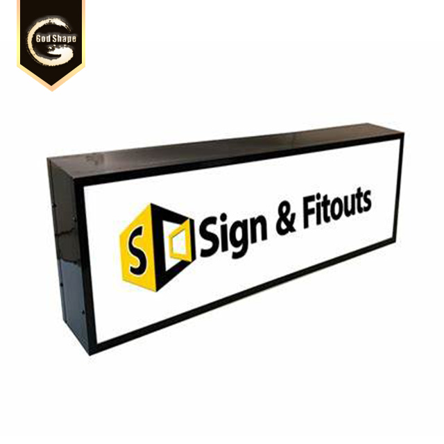 Stainless Steel Outdoor Advertising Acrylic Double Sided Rectangle Light Box