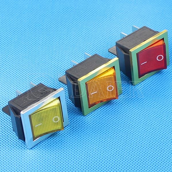 KCD2 4P Illuminated Rocker Switch