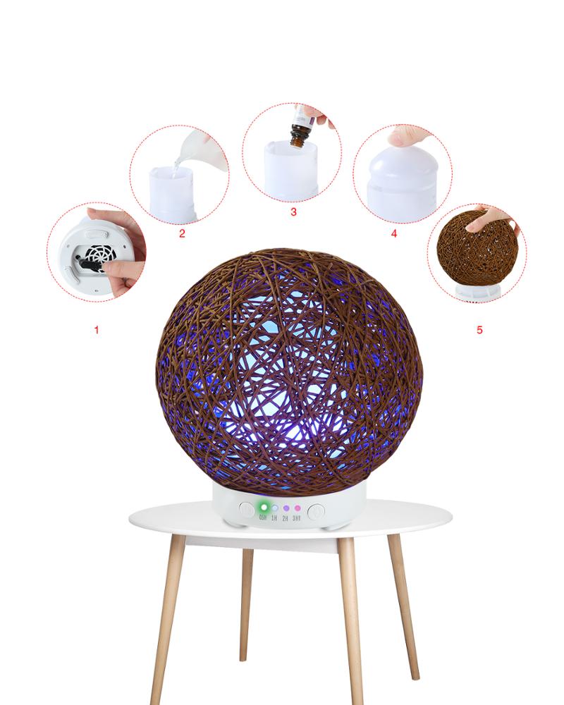 2019 New Design Ultrasonic Aroma Diffuser Suppliers, LED Aroma Humidifier Diffuser, Humidifier Aroma Diffuser Ultrasonic