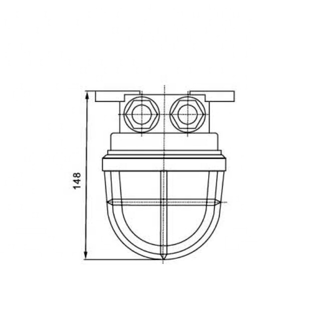 CXH8-2 24V 30W plastic Marine Anchor Light lamp fixture