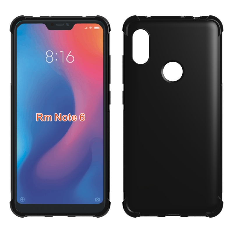 Transparent Shockproof soft Tpu Clear case For Redmi note 6 cover